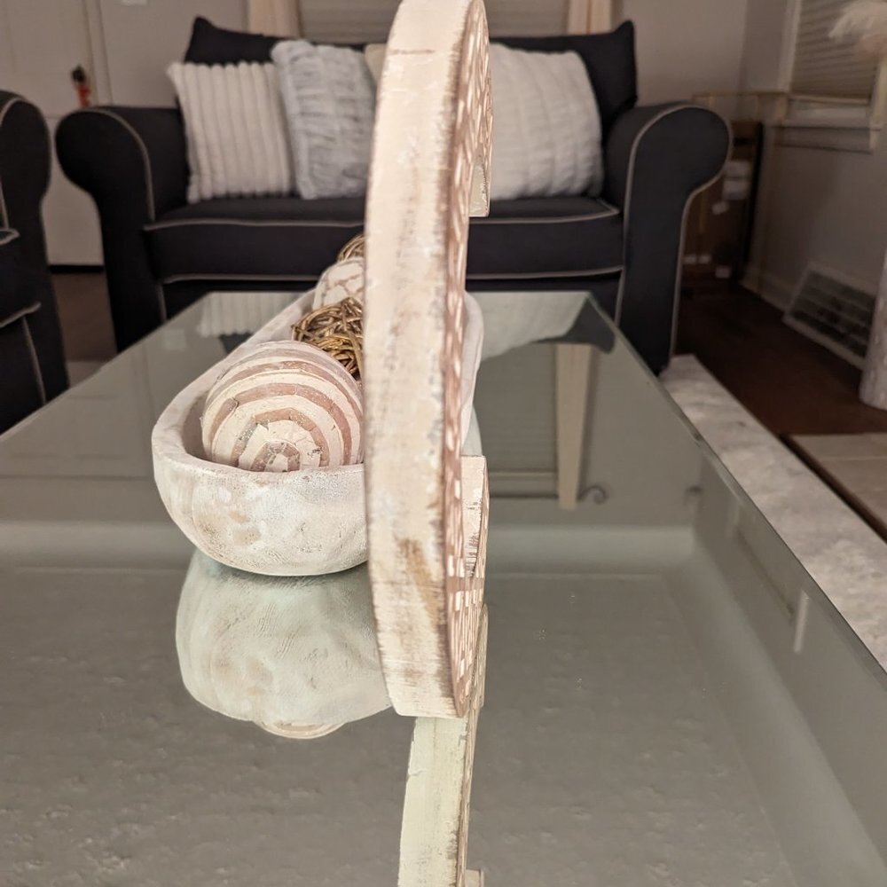 Table Top Decor Ashland : Decorative Wood Letter C NEW - Picture 2 of 7